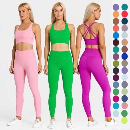 Womens Buttery Soft Yoga Fitness Set