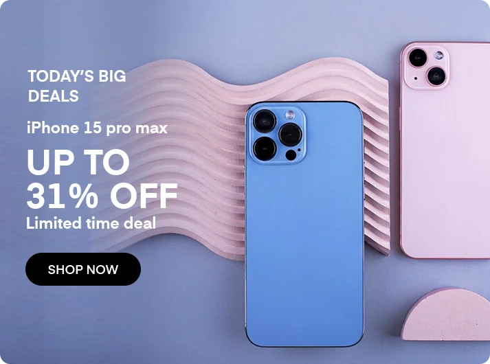 Save up to 31% on iPhone 15 Pro Max – Shop Now!