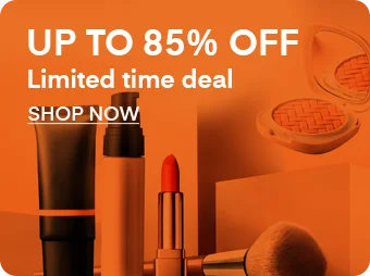 Huge Beauty Sale: Up to 85% Off Cosmetics, Shop Now, Limited Time Deal.
